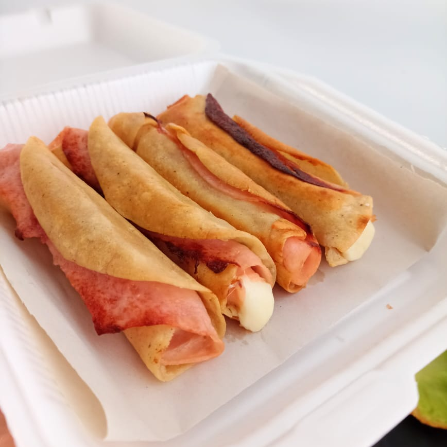 Tacos Dorados Jamon con Queso 4 Pz