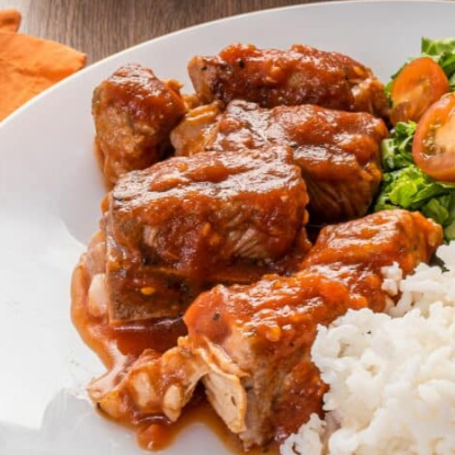 Carne de Puerco en Entomatada