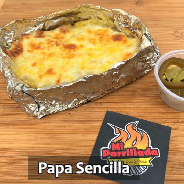 Papa Asada Sencilla