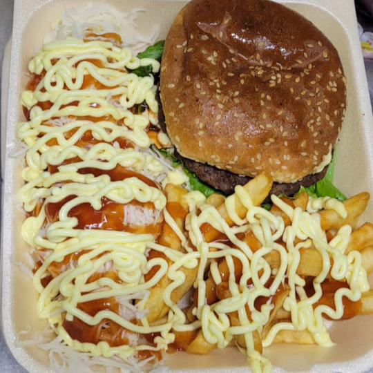 Hamburguesa + Taco + Papas