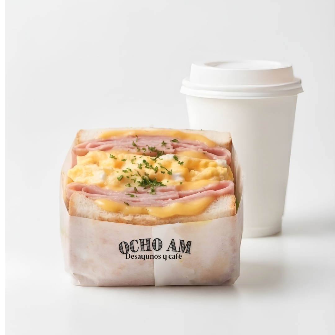 Combo Sandwich Jamon Queso Huevo
