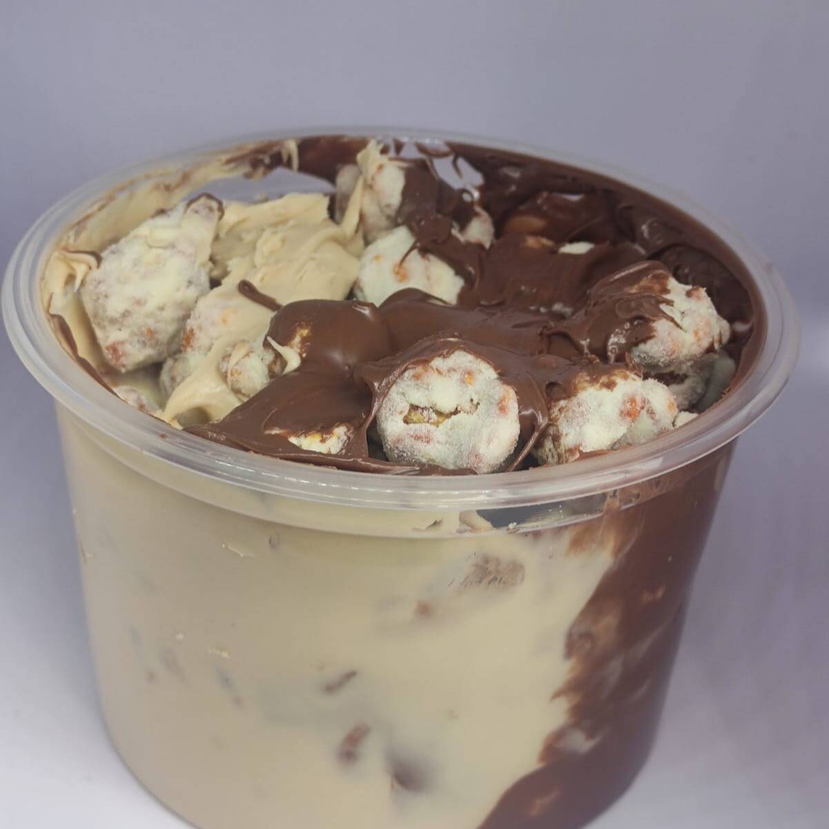 pote de 1l pode ser adicionado ate 2 sabores