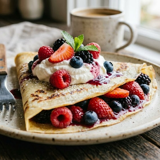 Crepa de Frutos Rojos