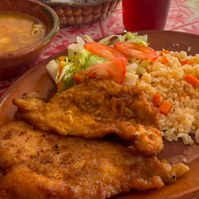 Pechuga Empanizada de Pollo
