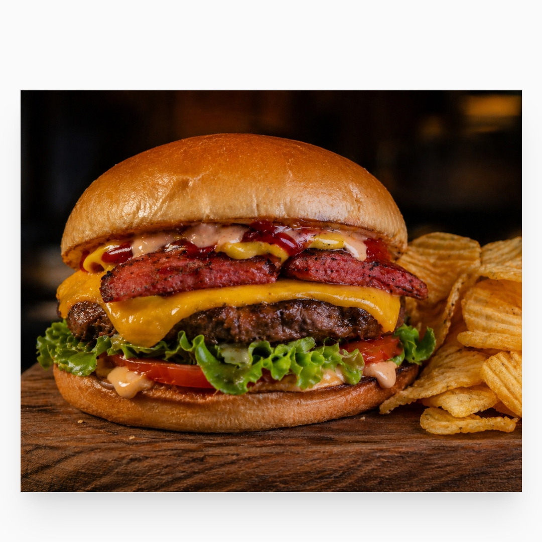Hamburguesa Chori Sazón