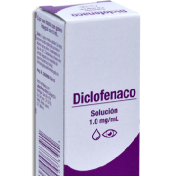 Diclofenaco Oftálmico 1.0 Mg / ML Caja con Frasco