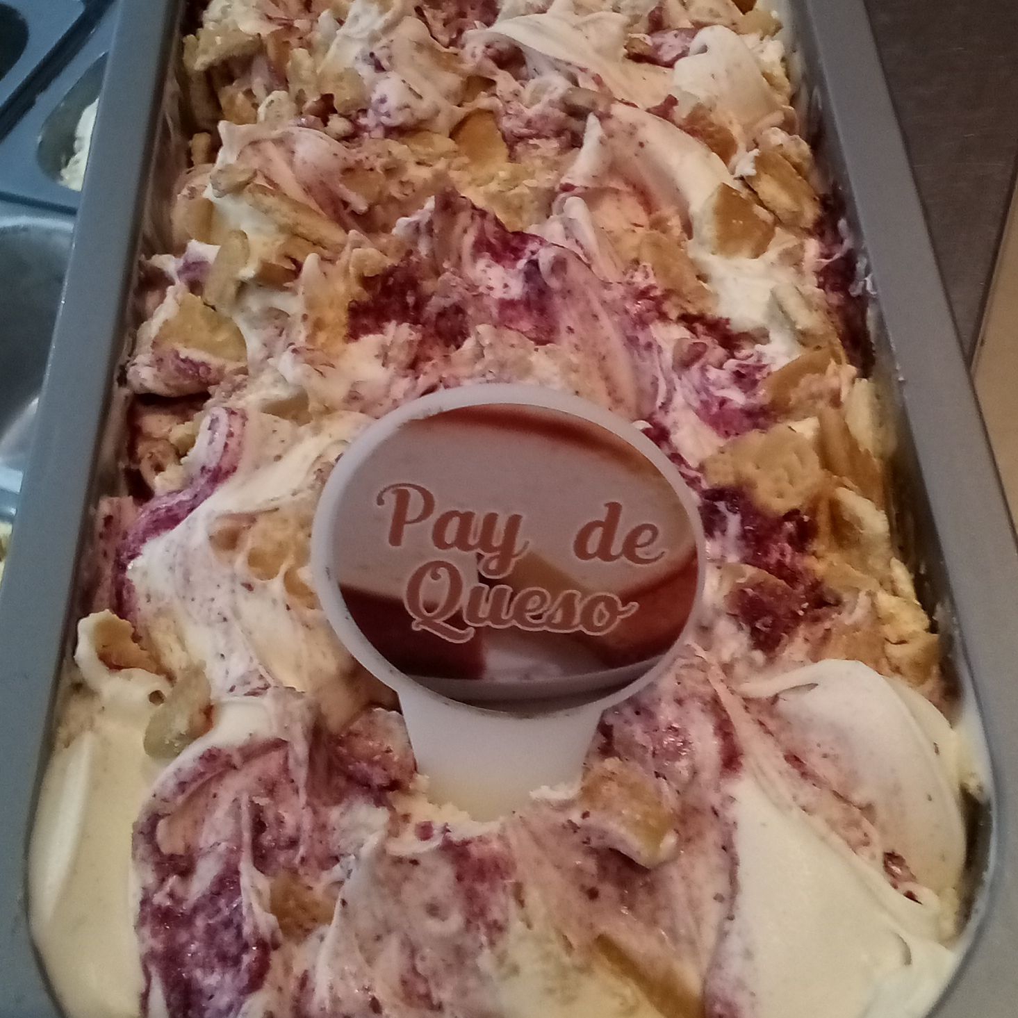 1/2 Galón de Helado Sabor Pay de Queso