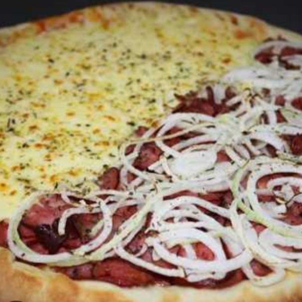 2 sabores Meia calabresa meia mussarela