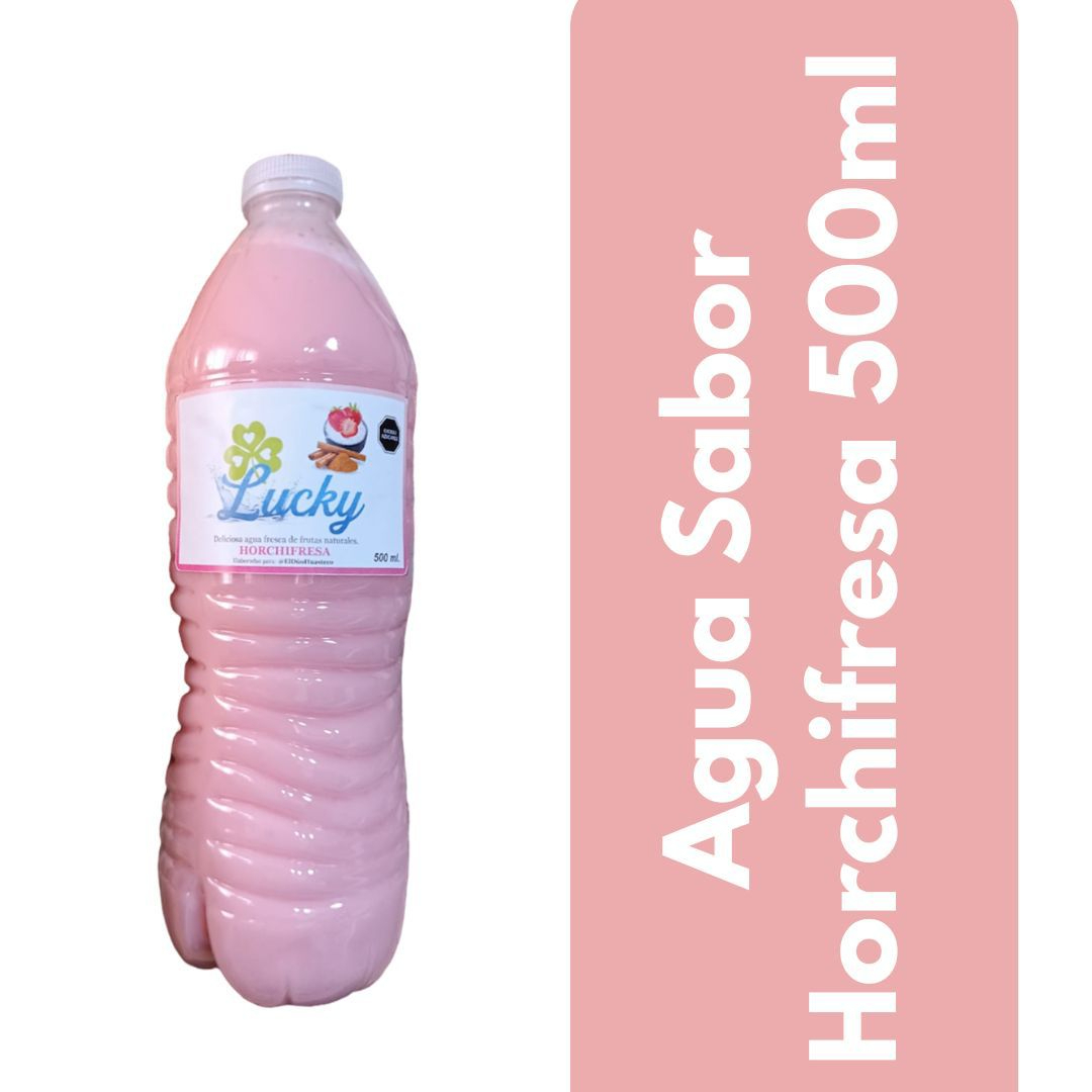 Agua de Horchata con Fresa 500ML