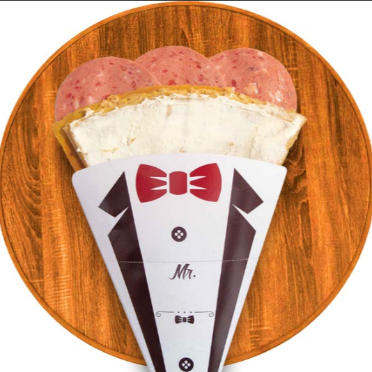 Crepa de Salami con Philadelphia