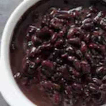 Porção pequena de feijão fresquinho!