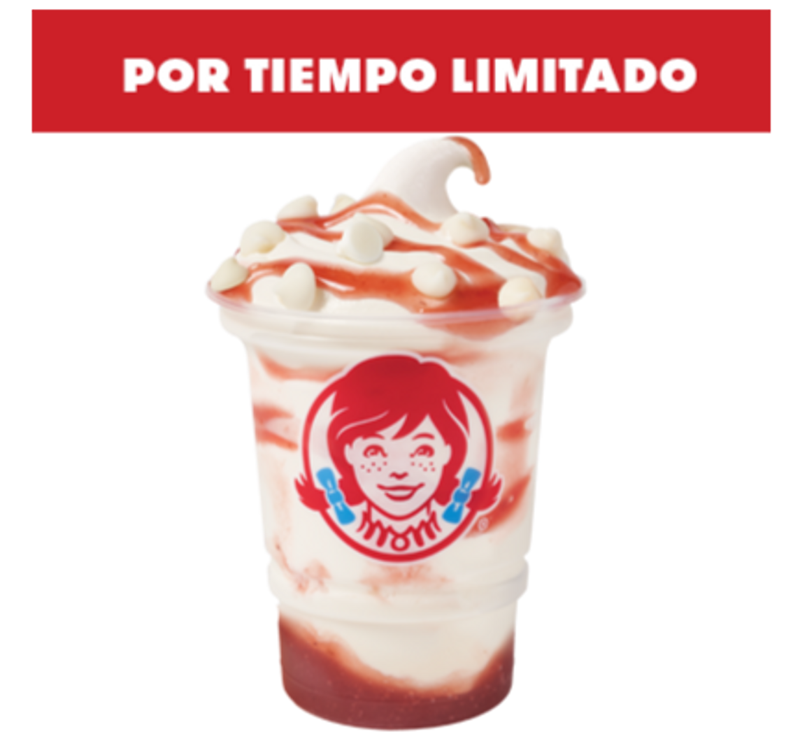Grande Frosty de Fresas con Crema Vainilla