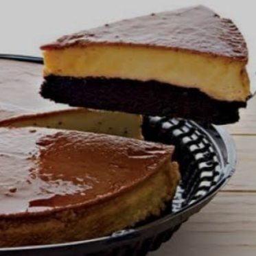 Rebanada de Chocoflan