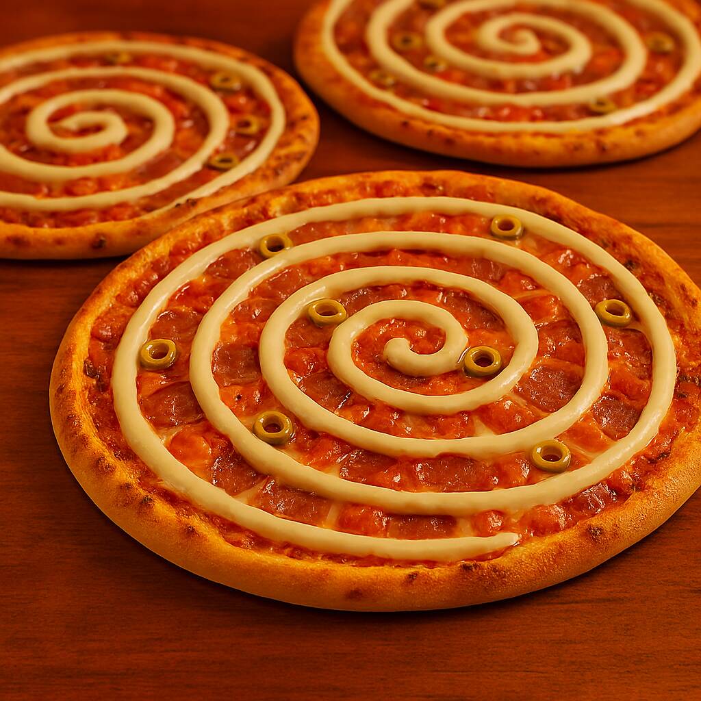 Pizza grande nos sabores com catupiry! Aproveite!