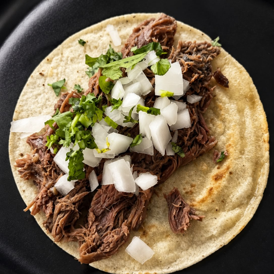 Taco de Cachete de Res