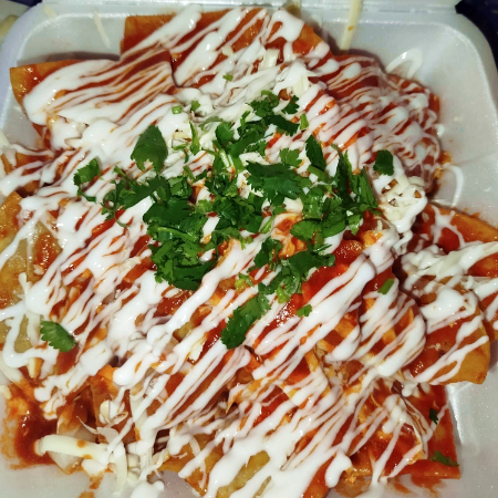 Chilaquiles en Salsa Roja