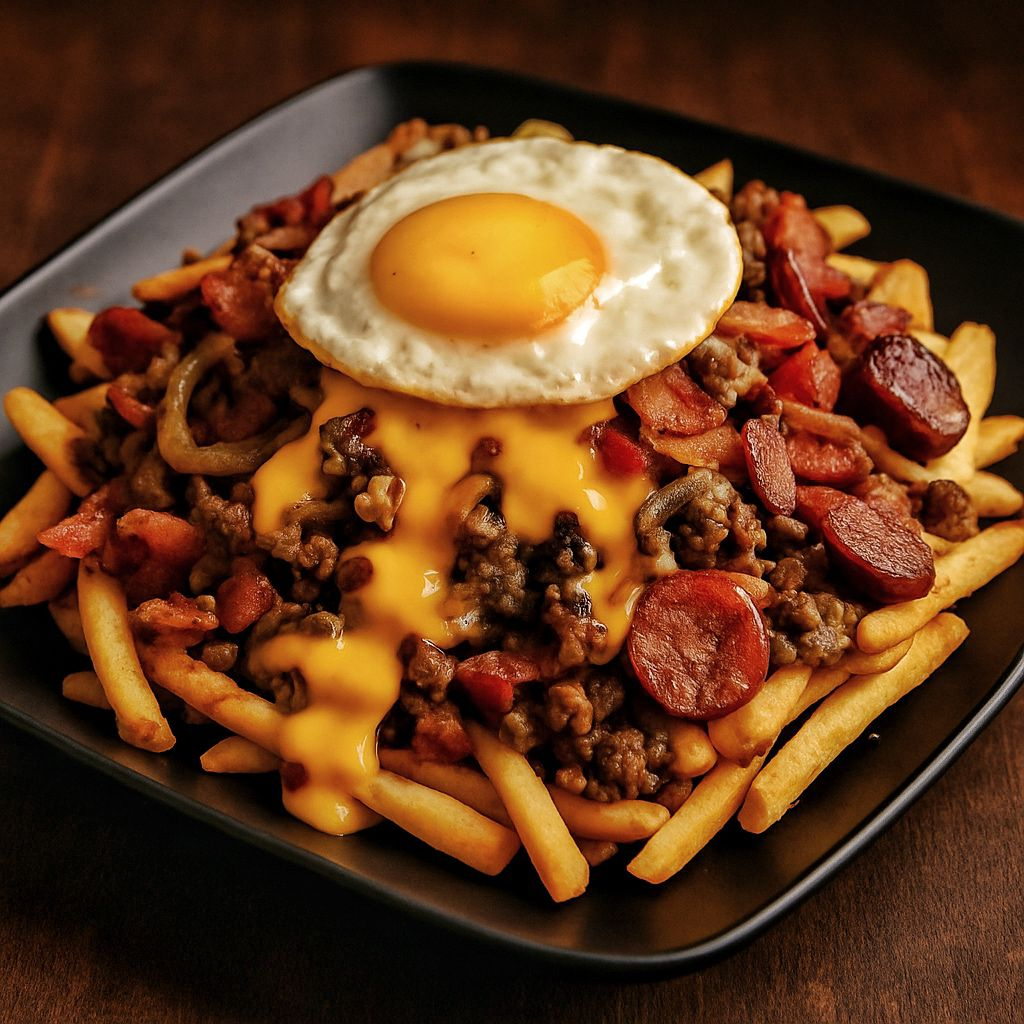 Burger Chori Fries Para Compartir