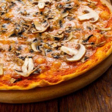 pizza champiñones mediana