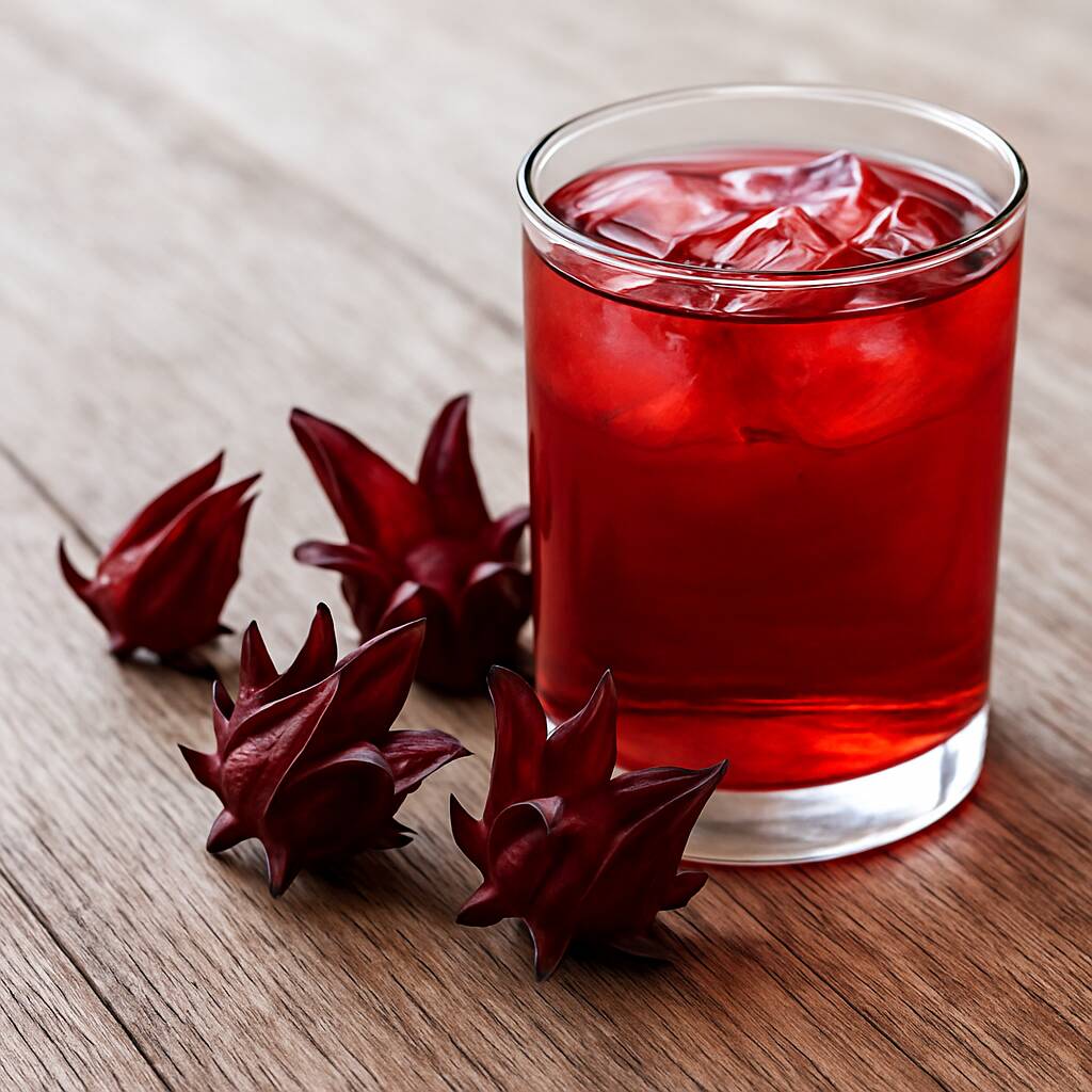 Agua de Jamaica con Canela