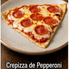 Crepizza de pepperoni