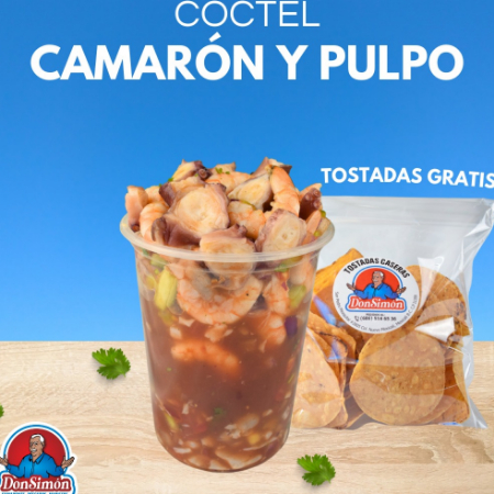 Coctel Camaron con Pulpo 1/2 L