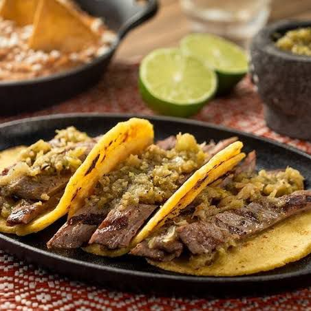 Tacos de arrachera