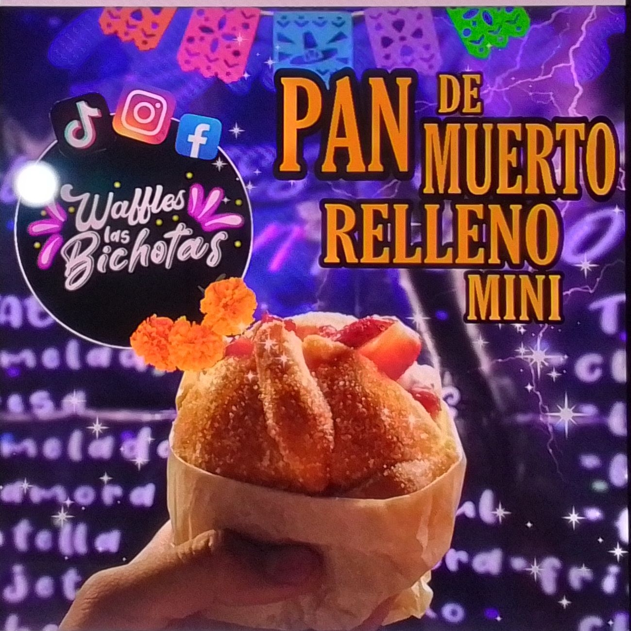 Mini Pan de Muerto Relleno