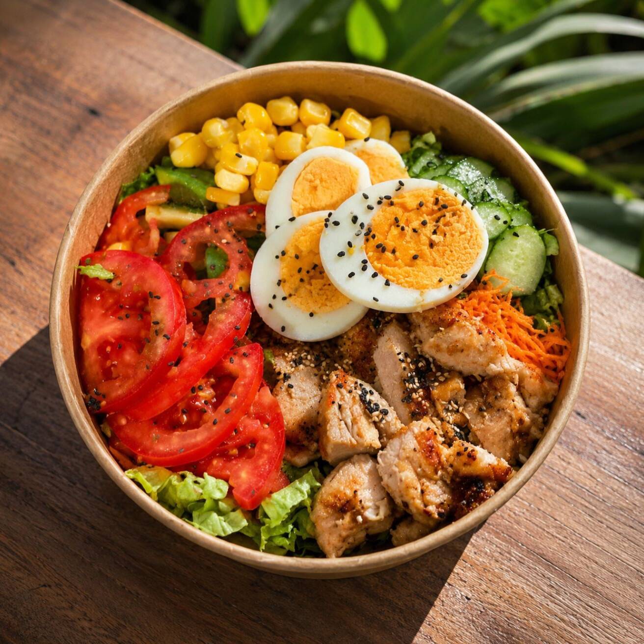 Super bowls de pollo