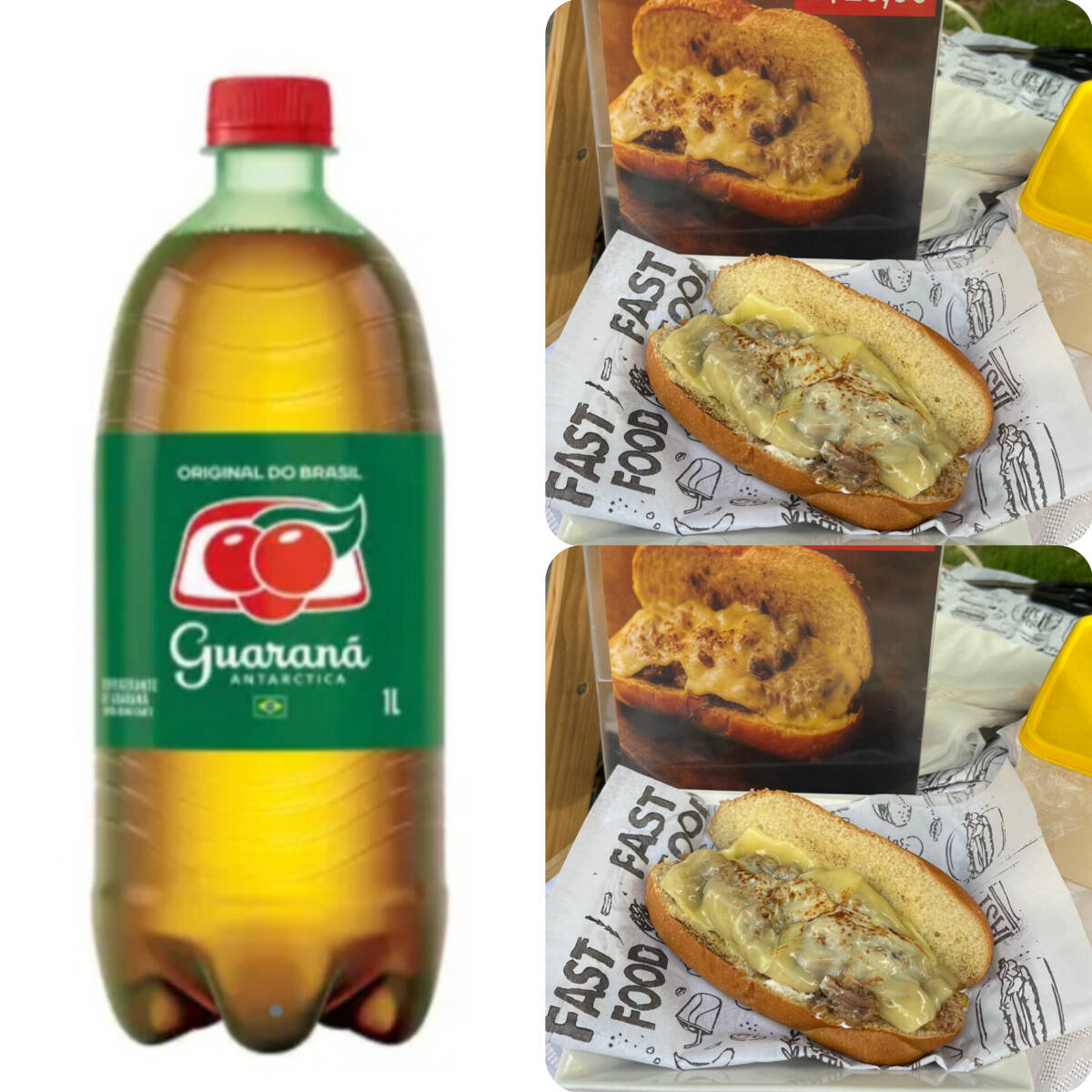 Baguete de 15 cm recheado com cupim desfiado super suculento, preparado lentamente para ficar macio e cheio de sabor. Finalizado com maionese cremosa e uma camada de queijo muçarela maçaricado, que traz aquele toque dourado e irresistível. Simples, rústico e absurdamente saboroso.