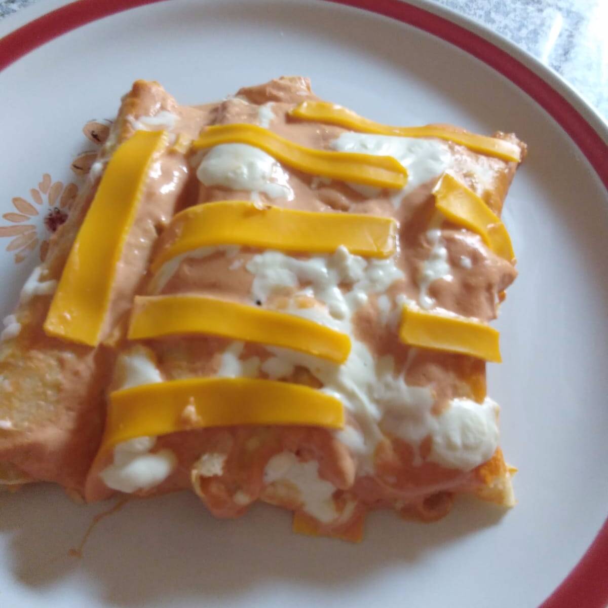 Enchiladas Suizas de Pollo
