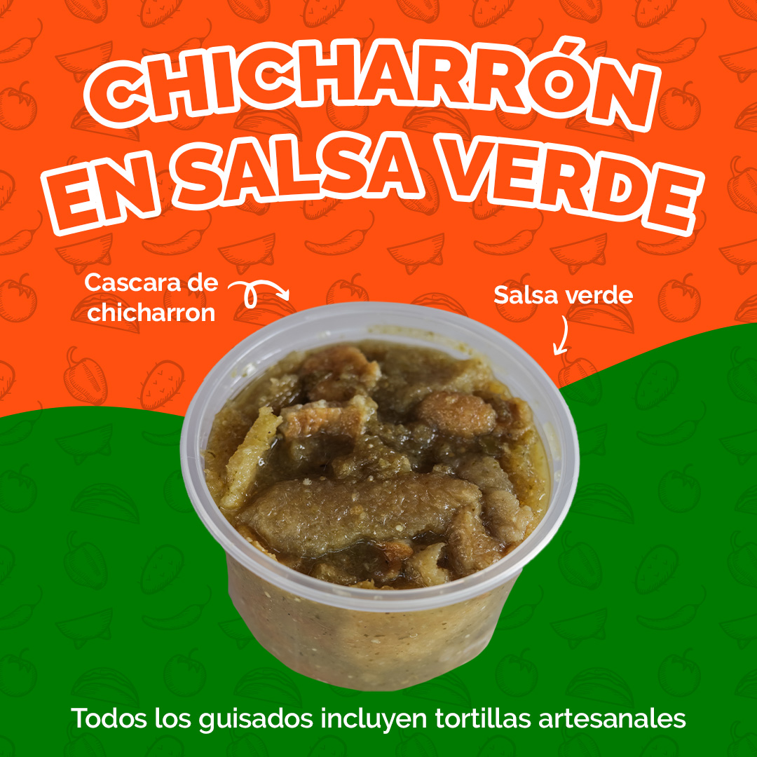 Medio Chicharron en Salsa Verde D