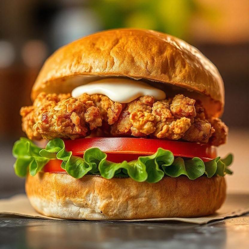 Hamburguesa de Pechuga de Pollo