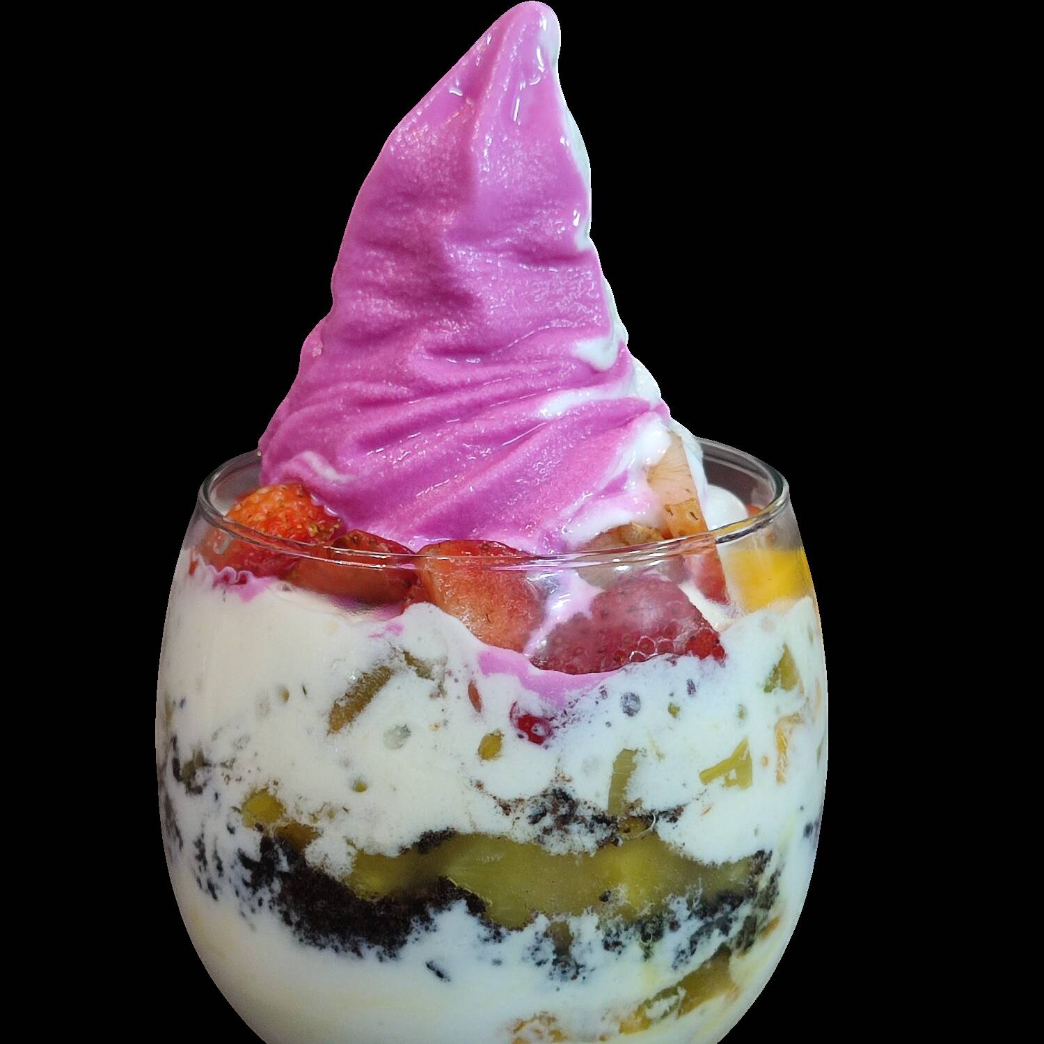 Helado Grande +4 Toppings.