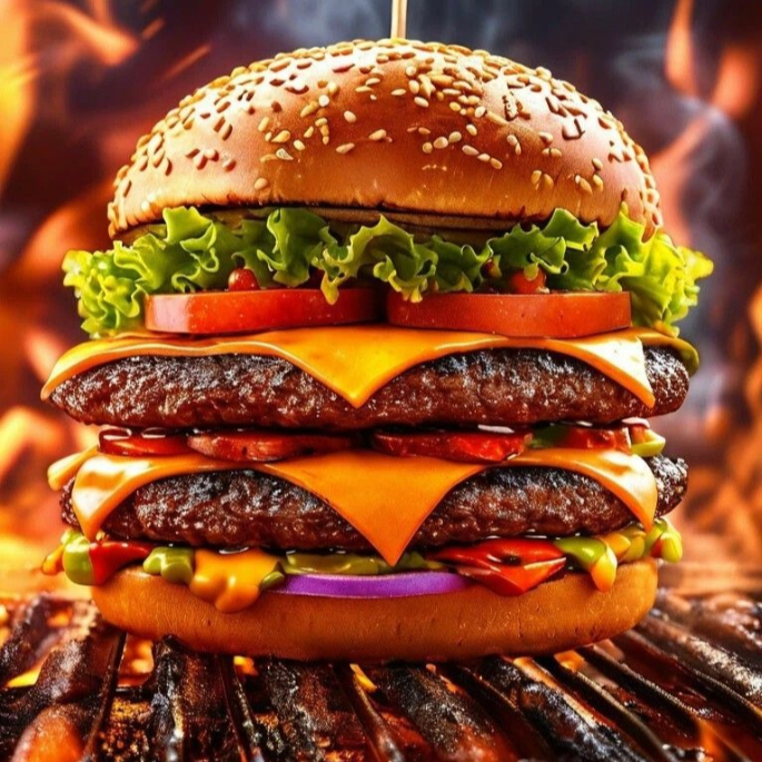 HAMBURGUESA DOBLE CARNE