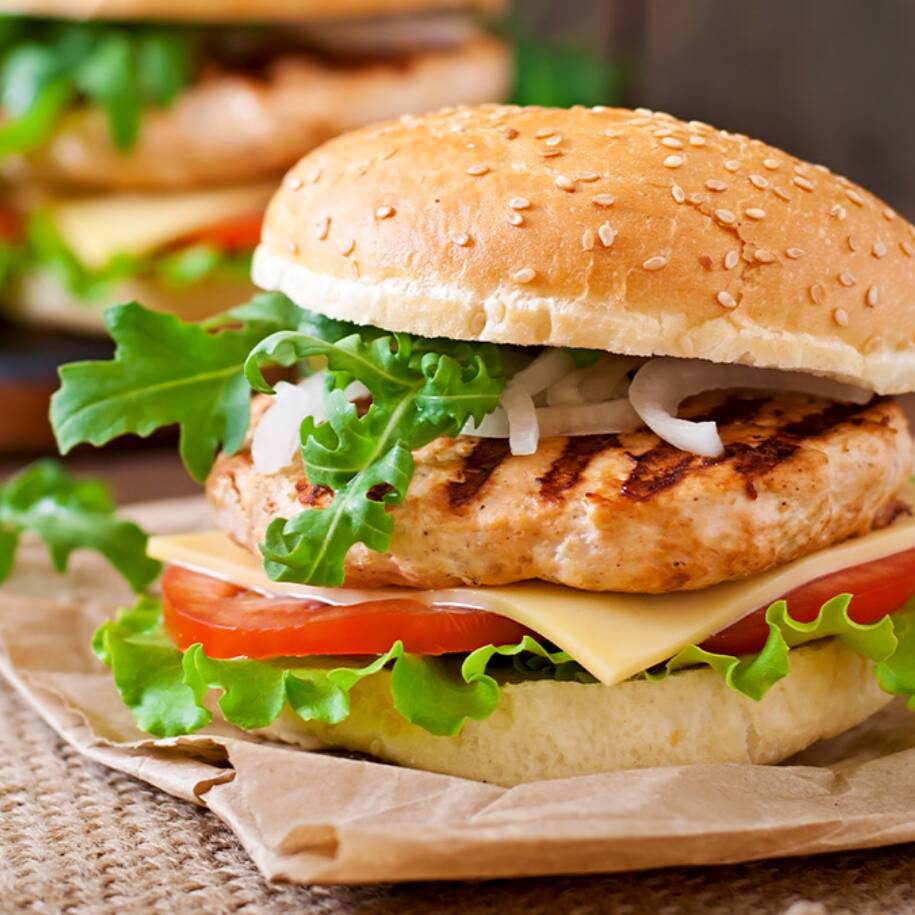 Hamburguesa de Pollo