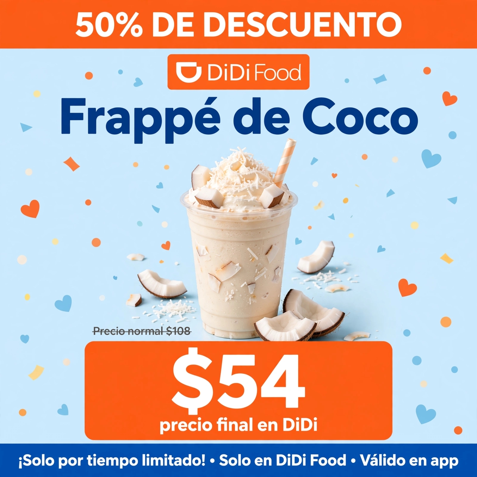 Frappés de Coco con Descuento Especial