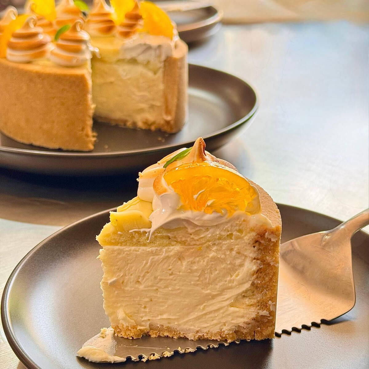 Cheesecake Horneado De Limón