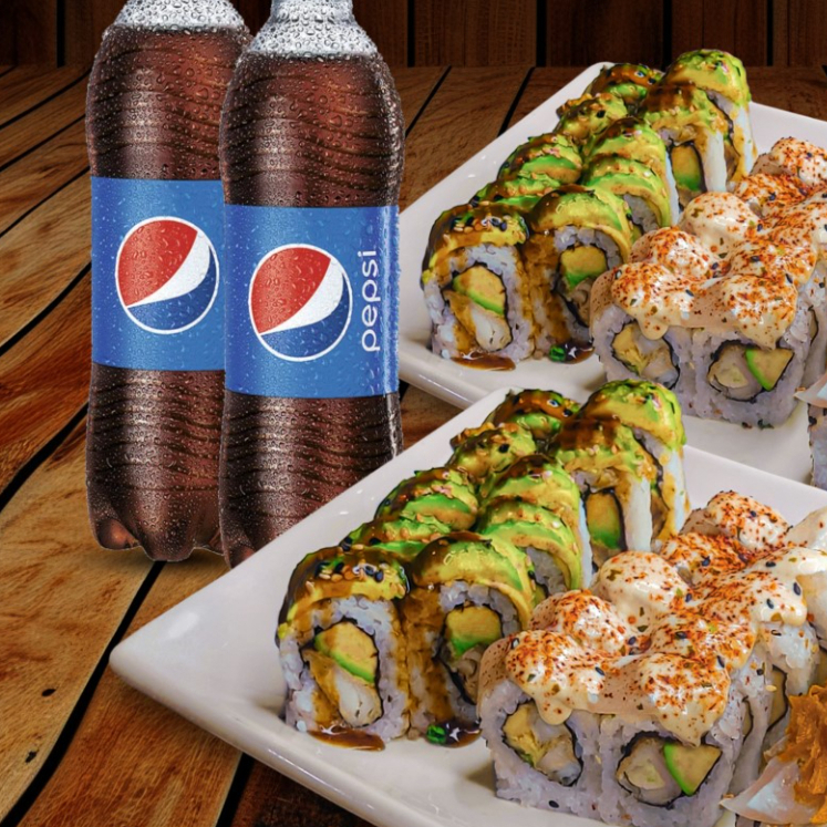 48 Makis + 2 pepsis