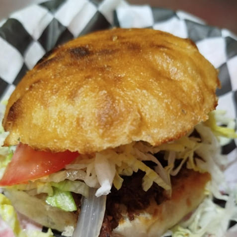 Lonche Hamburguesa Sencillo