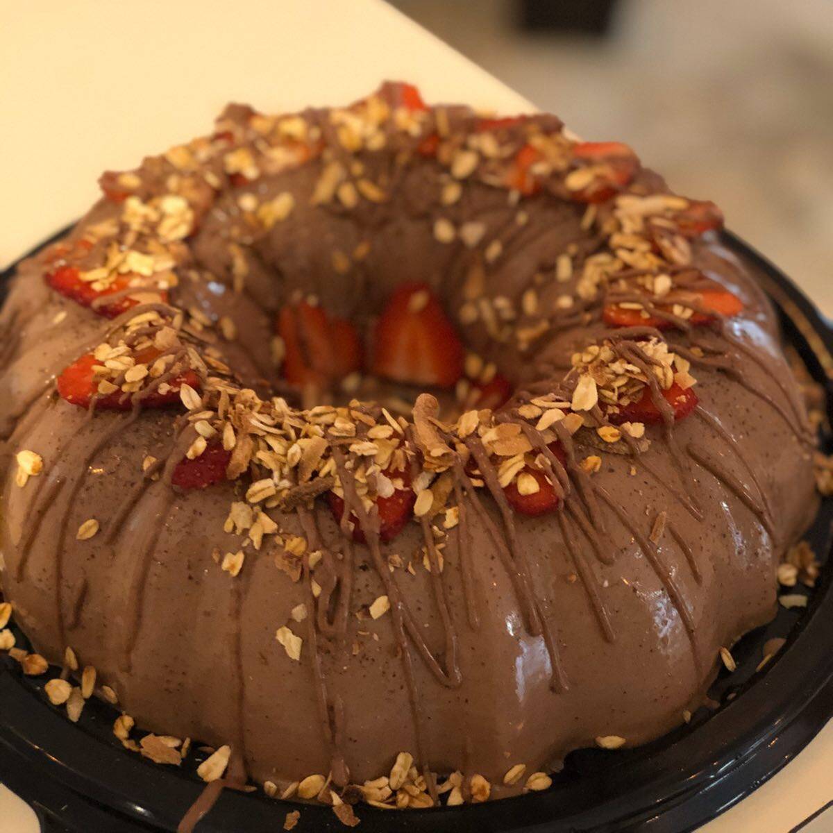 Gelatina de Chocolate con Proteína