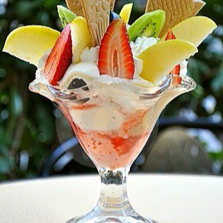 Ensalada Mini Sencilla con Helado