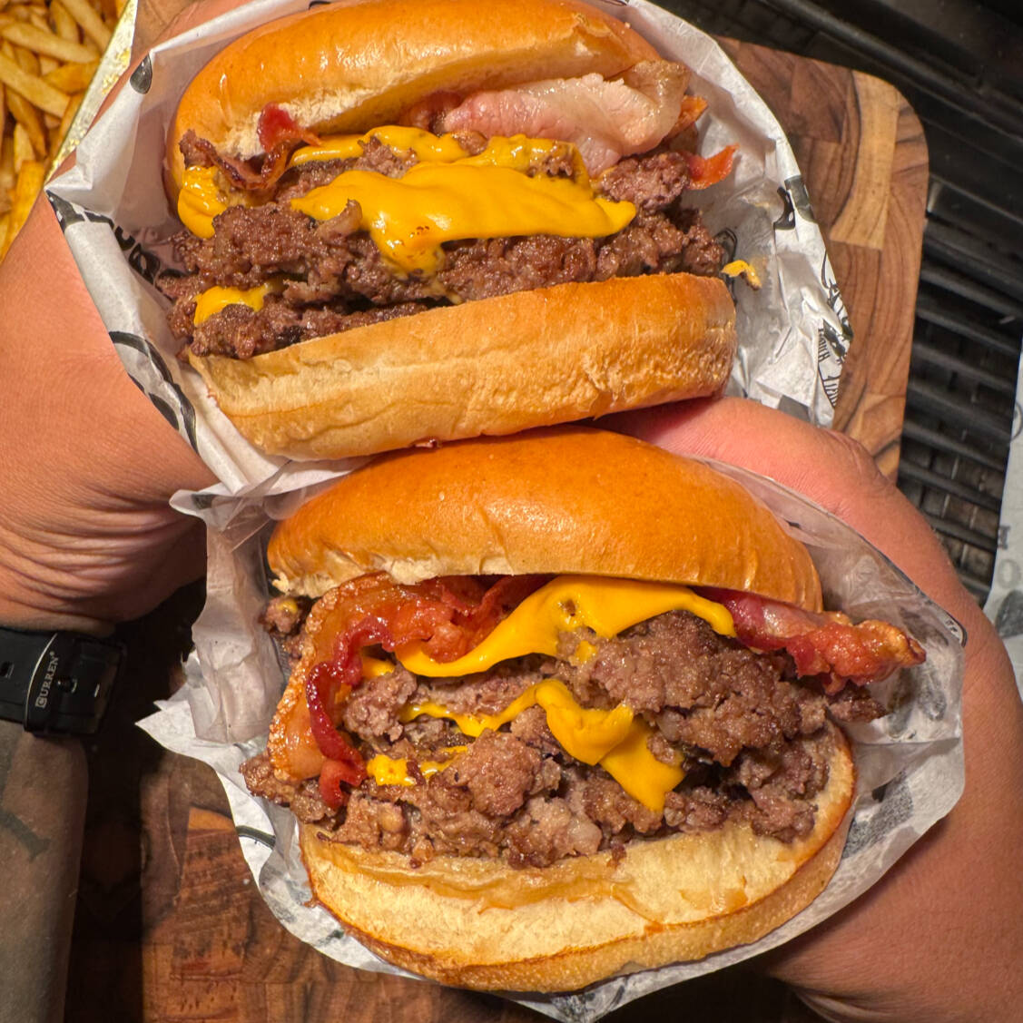 clone de tripço cheddar bacon