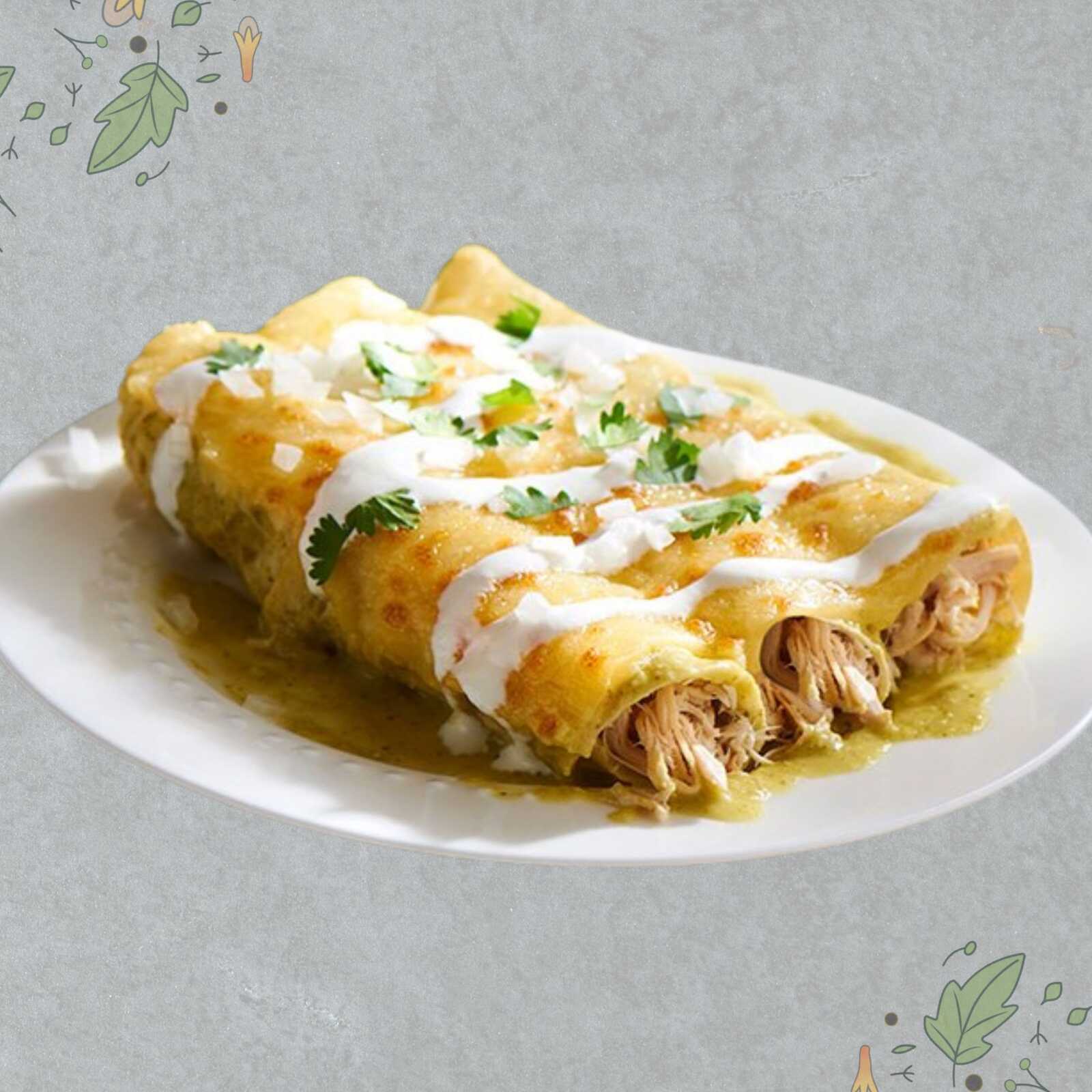 Enchiladas con Pollo