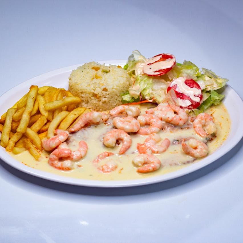 Filete en Crema de Camarón