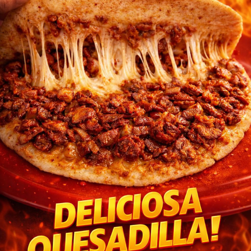 QUESADILLA DE PASTOR GIGANTE 25CM