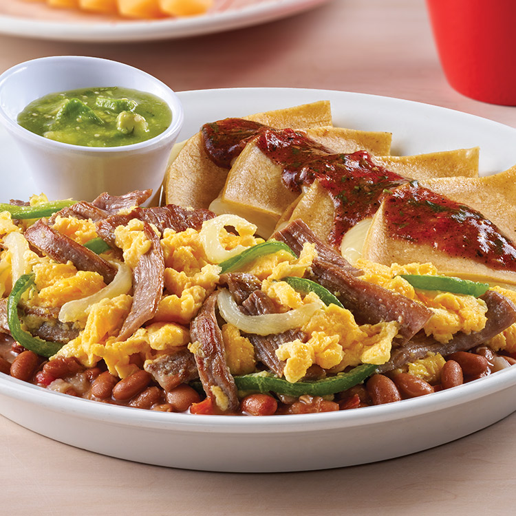 HUEVOS CON ARRACHERA