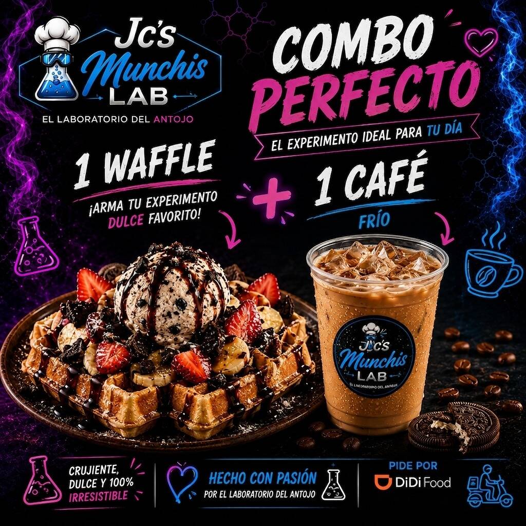 WAFFLE + CAFE HELADO