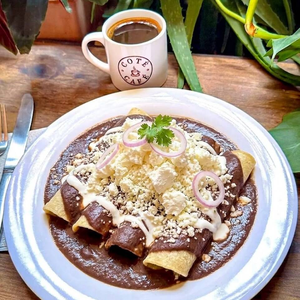 Enfrijoladas de Queso
