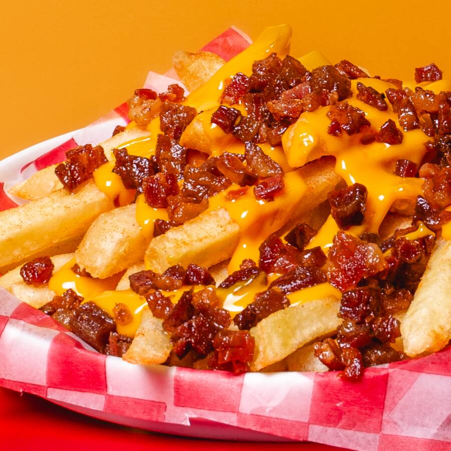 Papas Cheddar Tocino