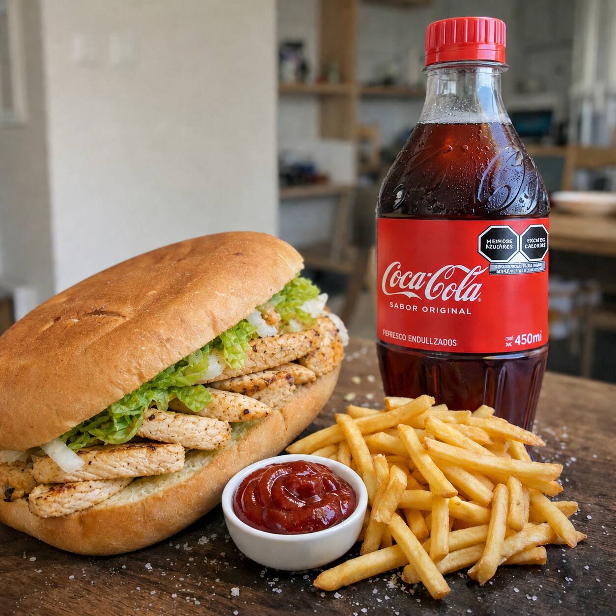 Combo Torta de Pollo Grill ¡A Toda Madre!